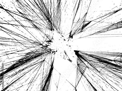 Distressed Network Circuit Texture