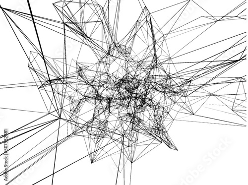 Distressed Network Circuit Texture