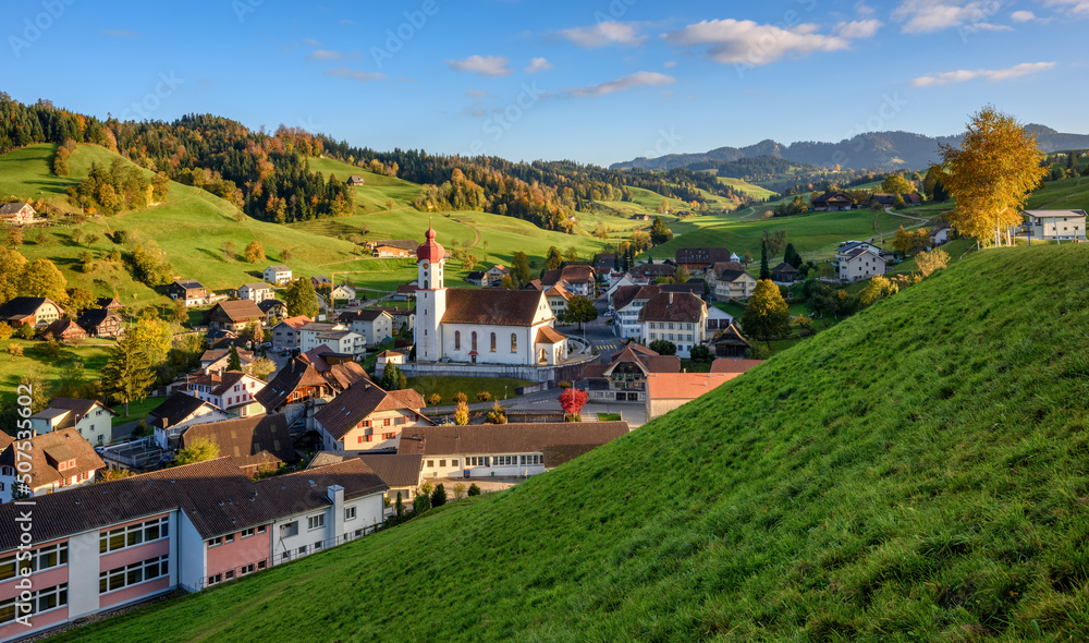 Luthern village in canton Lucerne, Switzerland