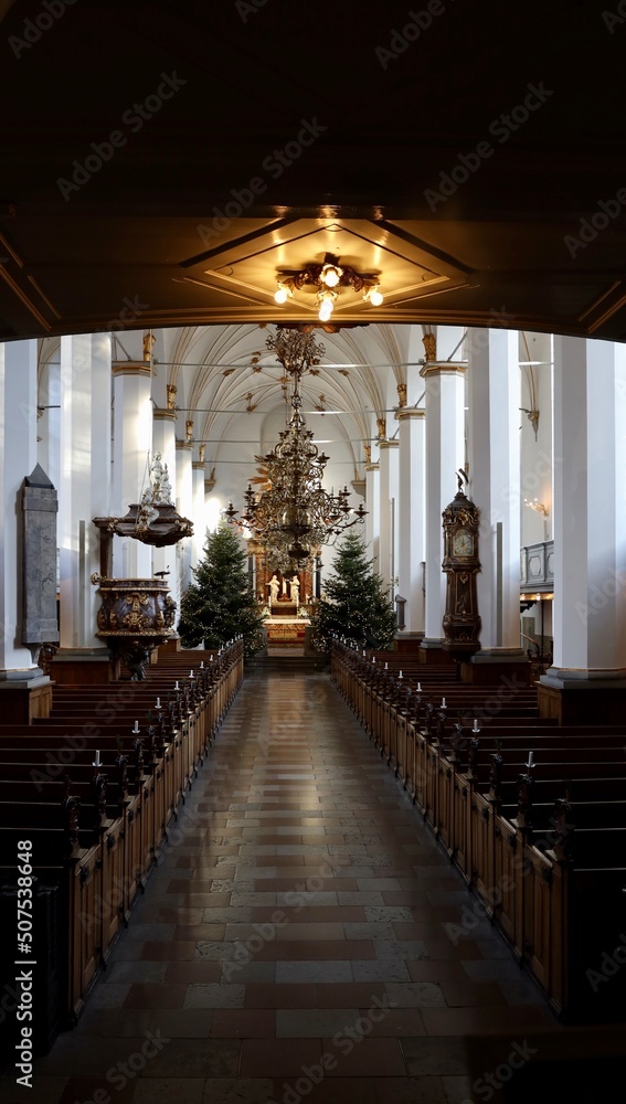 inside of a church in Copenhagen Denmark inside of a church in Copenhagen Denmark