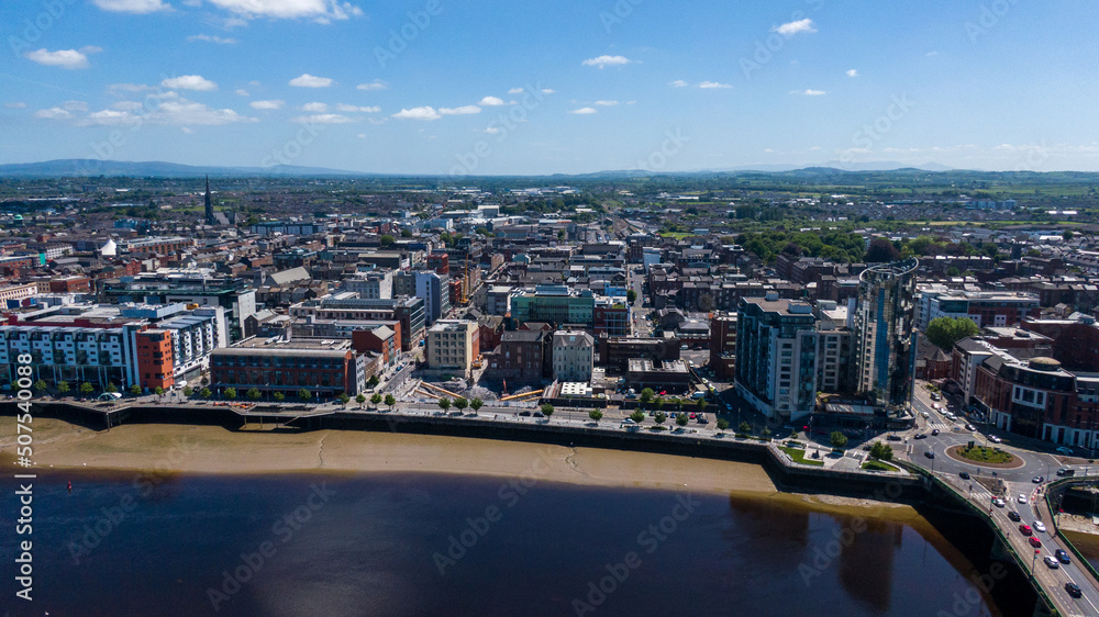Obraz premium limerick city and surroundings, Limerick,Ireland May,28,2022