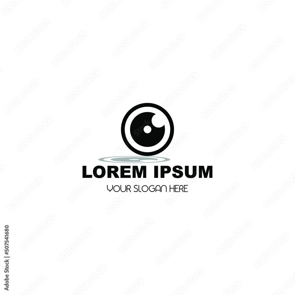 Photography logo design. Photo studio symbol in minimalist style Photography logo design. Photo studio symbol in minimalist style
