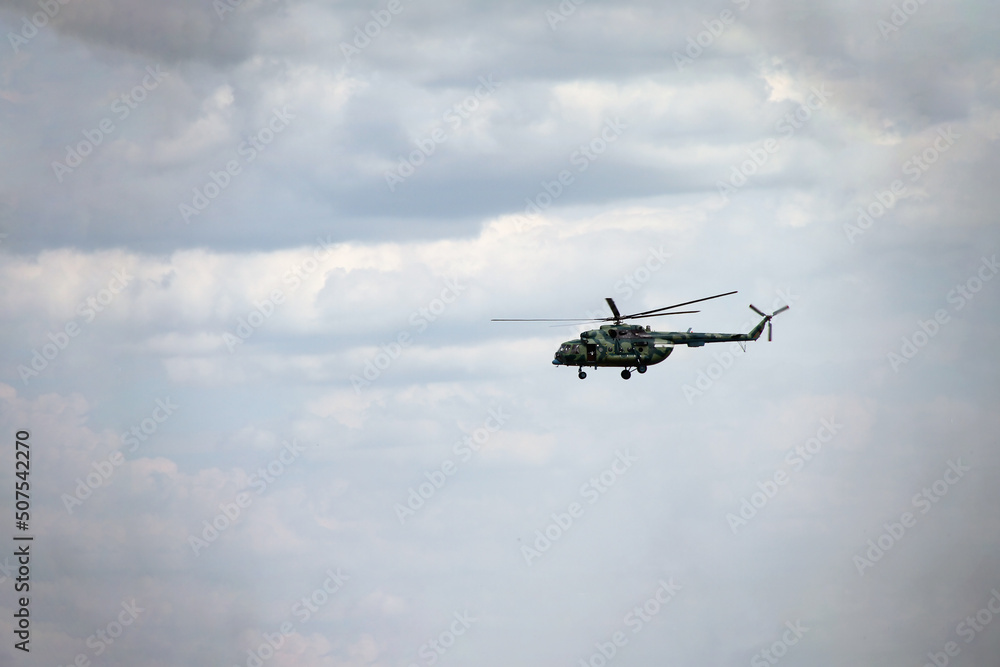 Fototapeta premium Russian military helicopter