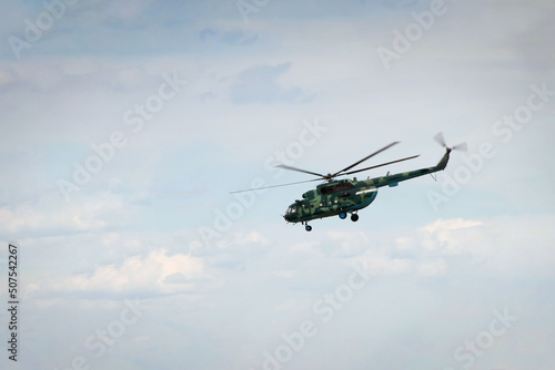 Russian military helicopter