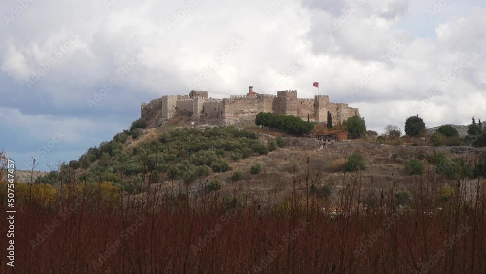 View Of A Medieval Castle On A Hill On A Cloudy Day (Ayasuluk Citadel, Turkey) View Of A Medieval Castle On A Hill On A Cloudy Day (Ayasuluk Citadel, Turkey)