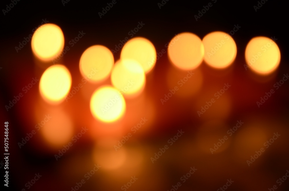 golden bokeh background of candlelights out of focus golden bokeh background of candlelights out of focus