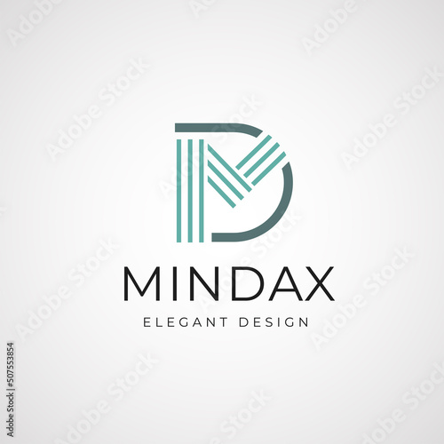 Free Download Arsitek logo with initials MD elegant design, logo creative design template. - GFXLoad