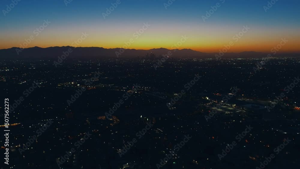 Los Angeles aerial view Los Angeles aerial view