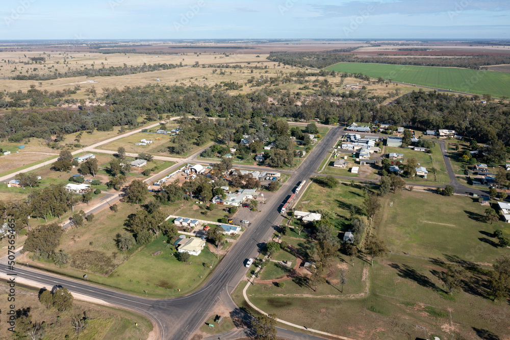 The Queensland town of Condamine.