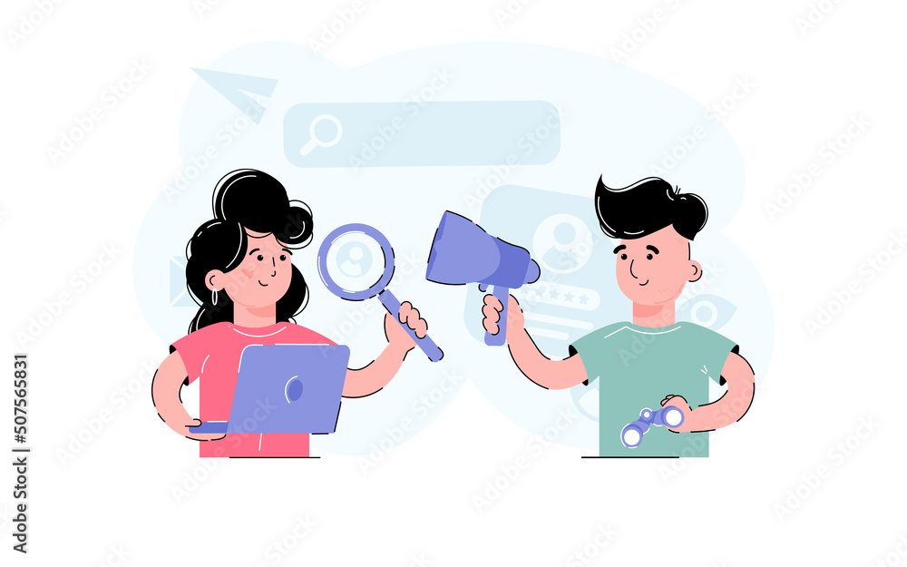 Human resource managers, both men and women. Finding employees is a notion. Websites, apps, and presentations benefit from it. Human resource managers, both men and women. Finding employees is a notion. Websites, apps, and presentations benefit from it.