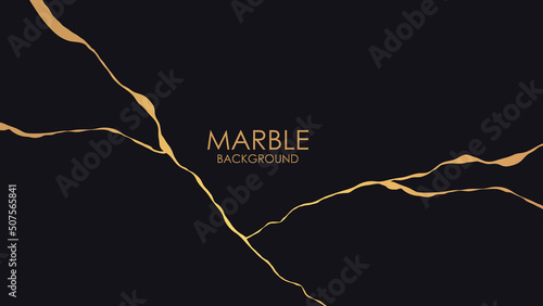 Gold marble texture background, gold with black marble background with yellow veins