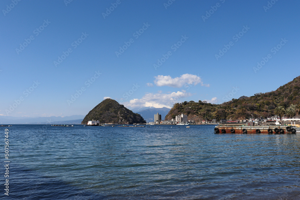Fototapeta premium 内浦湾（静岡県沼津市）