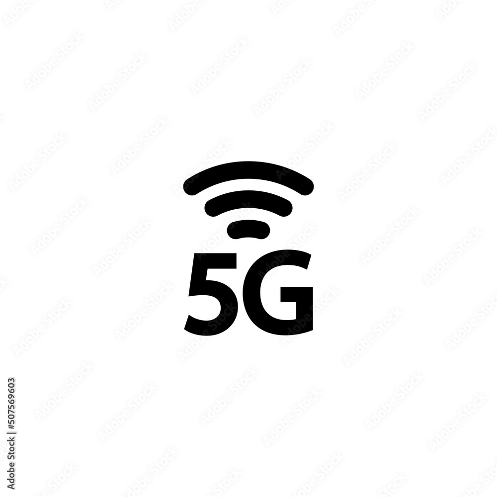 5g signal icon illustration design 5g signal icon illustration design
