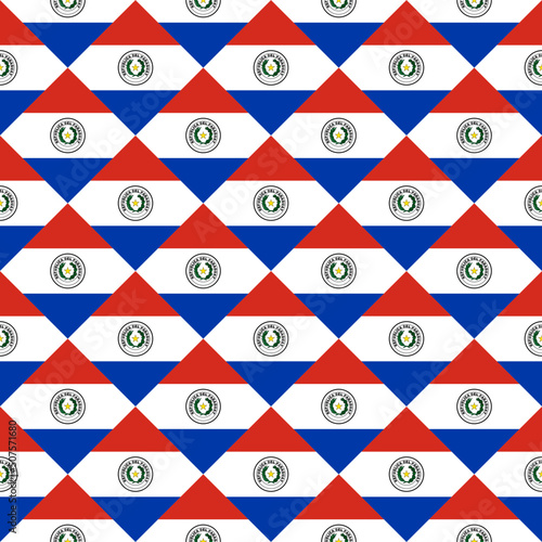 paraguayan flag pattern. vector illustration