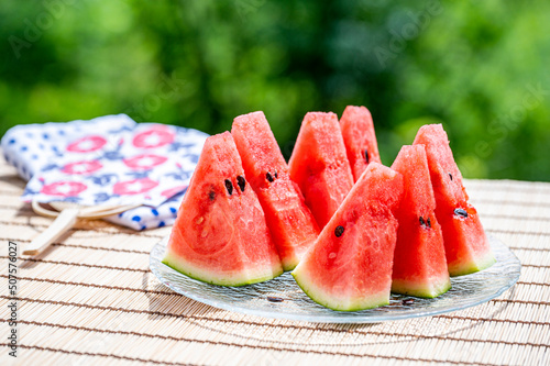 スイカ 夏の風物詩