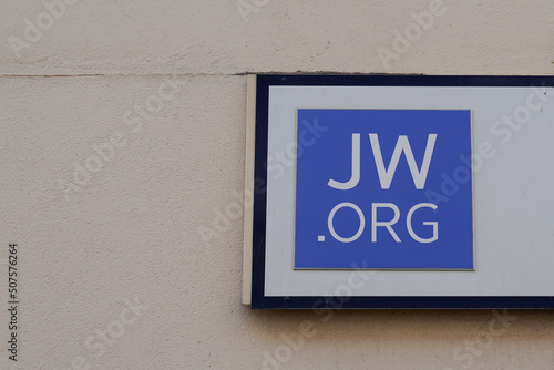 temoins de jehovah room logo brand and text sign facade Jehovah  Witnesses photo