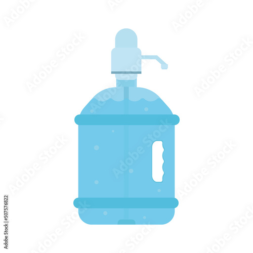 Water cooler vector icon.Cartoon vector icon isolated on white background water cooler.