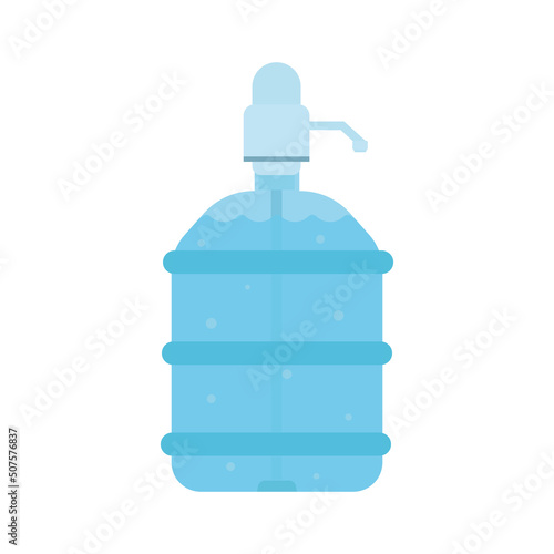 Water cooler vector icon.Cartoon vector icon isolated on white background water cooler.