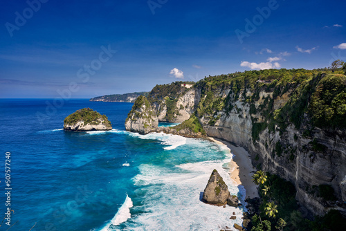 Diamond Beach on Nusa Penida island, Bali, Indonesia