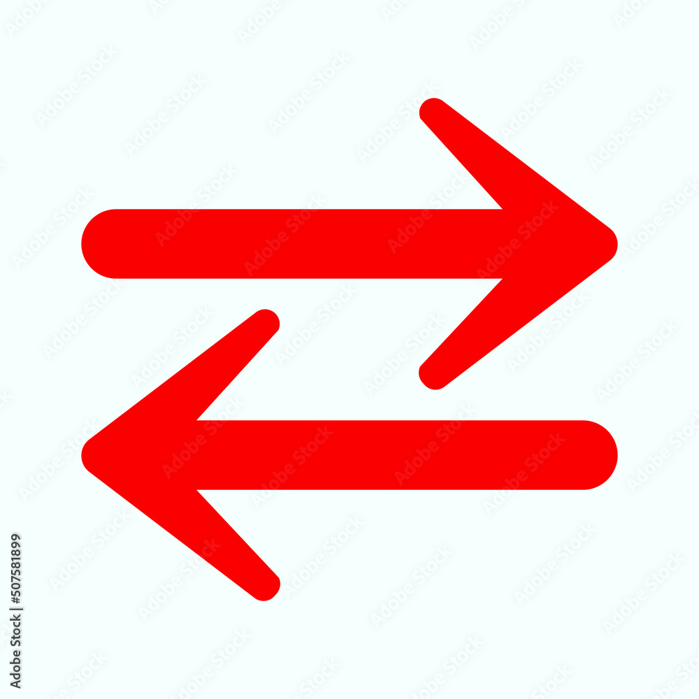 Red arrow icon vector EPS- 10 Red arrow icon vector EPS- 10