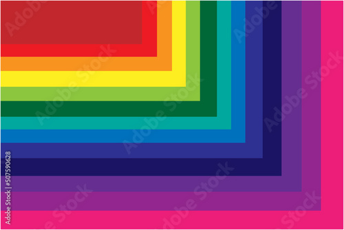 LGBTQ color vector, Pride symbol