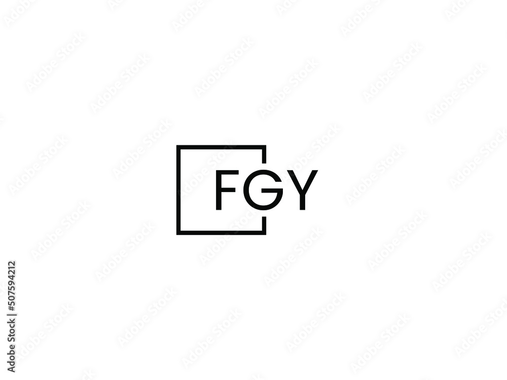 FGY Letter Initial Logo Design Vector Illustration FGY Letter Initial Logo Design Vector Illustration