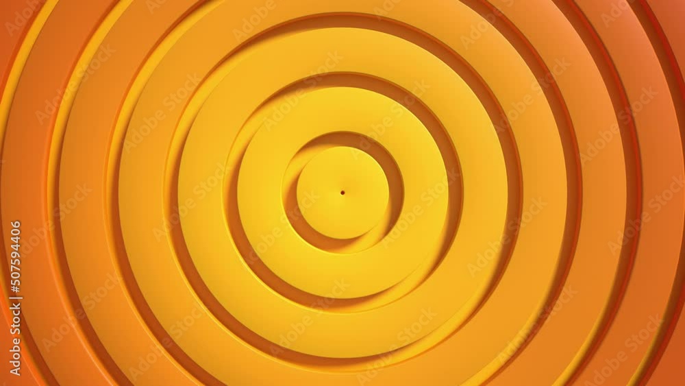 4k light sunny yellow gradient seamless looped animated background. 3d circular rings with minimal animation for the text background of a presentation, event, business. Halloween sale. Slow speed 4k light sunny yellow gradient seamless looped animated background. 3d circular rings with minimal animation for the text background of a presentation, event, business. Halloween sale. Slow speed