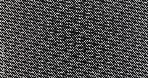 Silver and metal background, chameleon perforated pattern. Vector