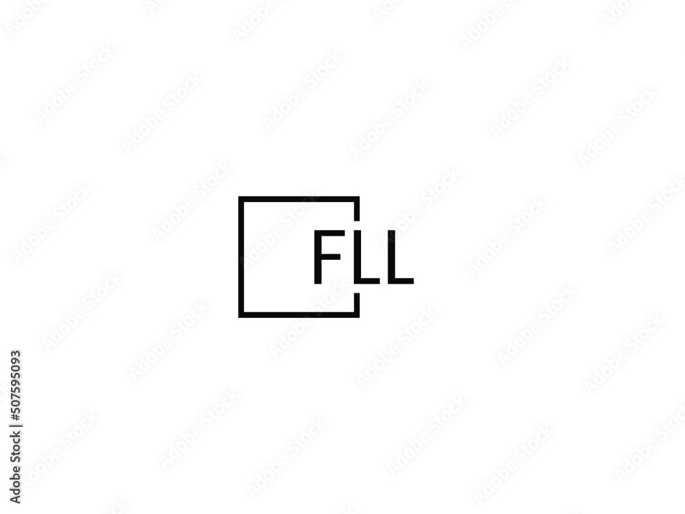 FLL Letter Initial Logo Design Vector Illustration FLL Letter Initial Logo Design Vector Illustration