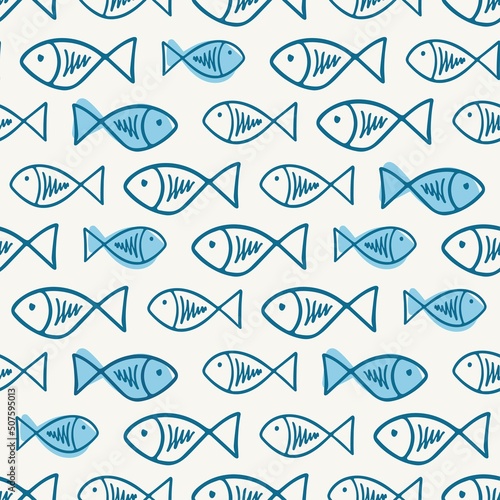 pattern with fishes