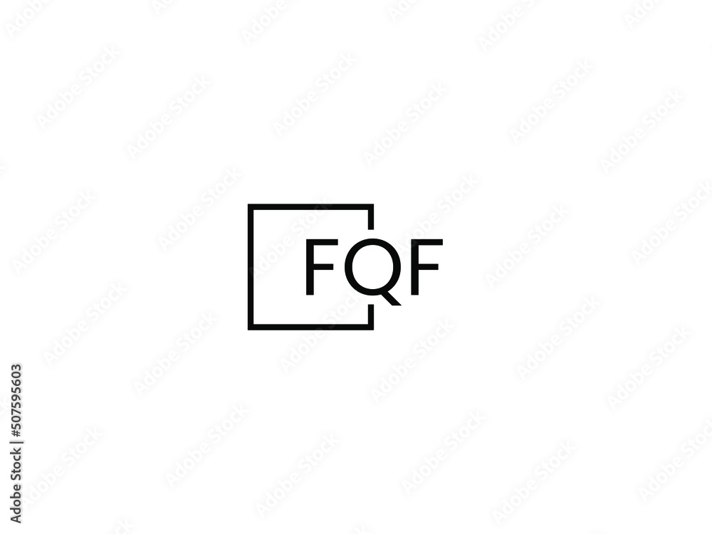 FQF letter initial logo design vector illustration FQF letter initial logo design vector illustration
