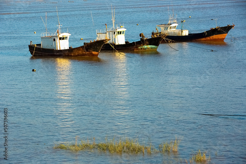 Coastal aquaculture and natural scenery in Xiapu City, Fujian Province, China photo