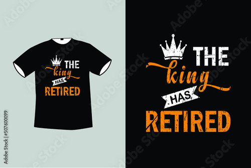 Retired 2022 t-shirt design print ready template