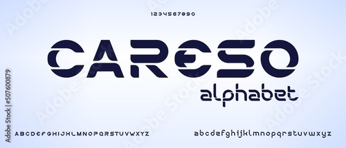 Careso, simple modern creative alphabet with urban style template