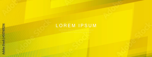 Abstract yellow geometric background. Business background. Futuristic technology digital hi tech concept. Vector illustration