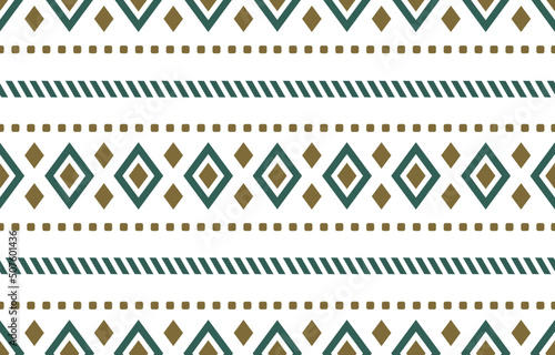 Geometric ethnic seamless pattern traditional. Design for background, wallpaper, fabric, clothing, carpet, textile, batik, embroidery. photo