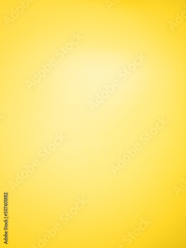 Yellow gradient abstract studio plain background, wall paper. photo