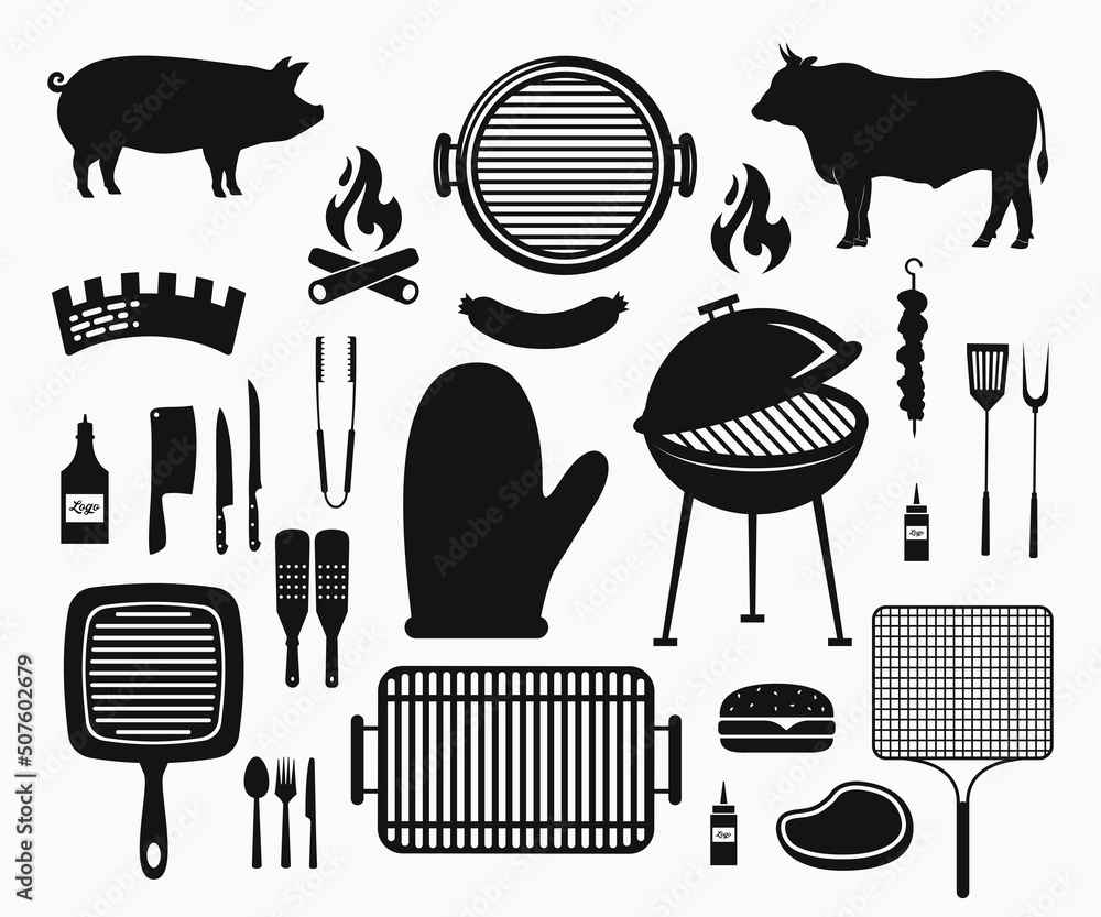 Grill Silhouette White