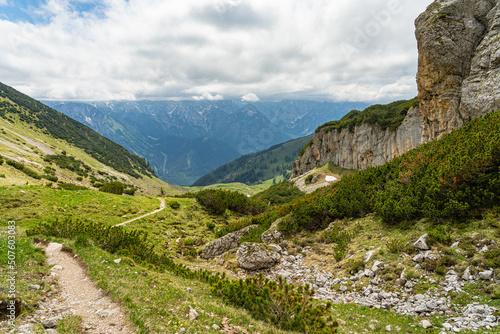 Der Weg vom Hochiss zur Dalfazer Alm