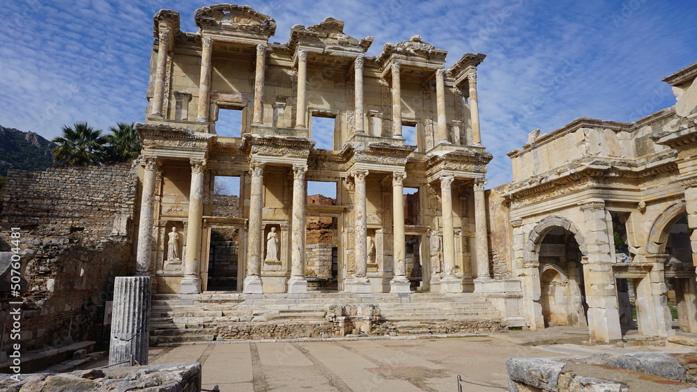 Celsus Library in Ephesus, Izmir, Turkey