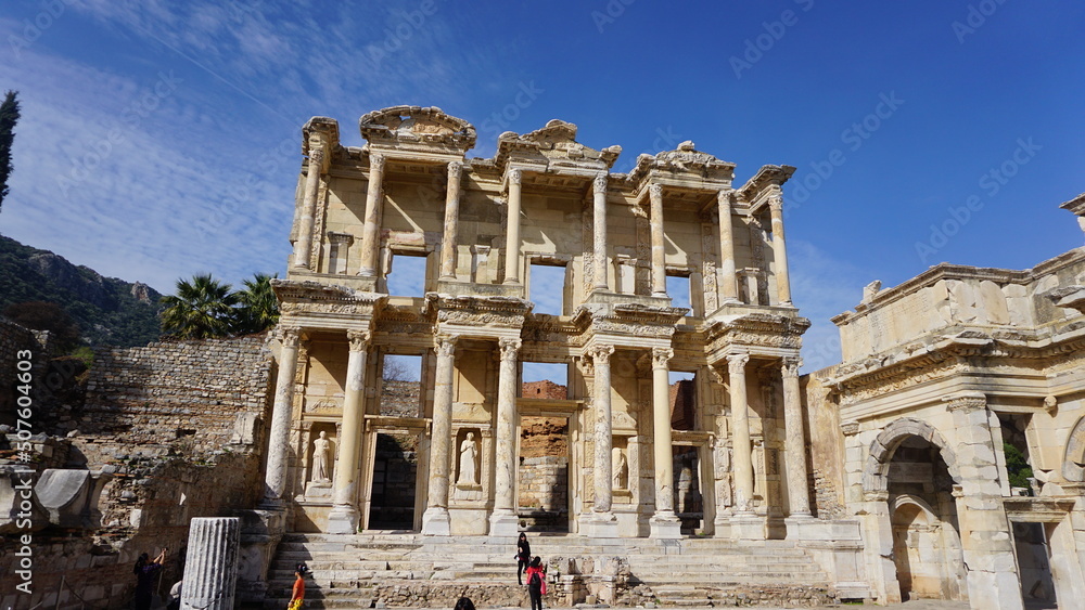 Celsus Library in Ephesus, Izmir, Turkey