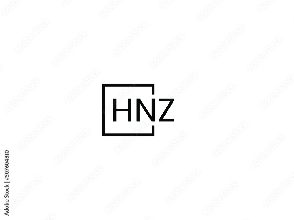 HNZ letter initial logo design vector illustration HNZ letter initial logo design vector illustration