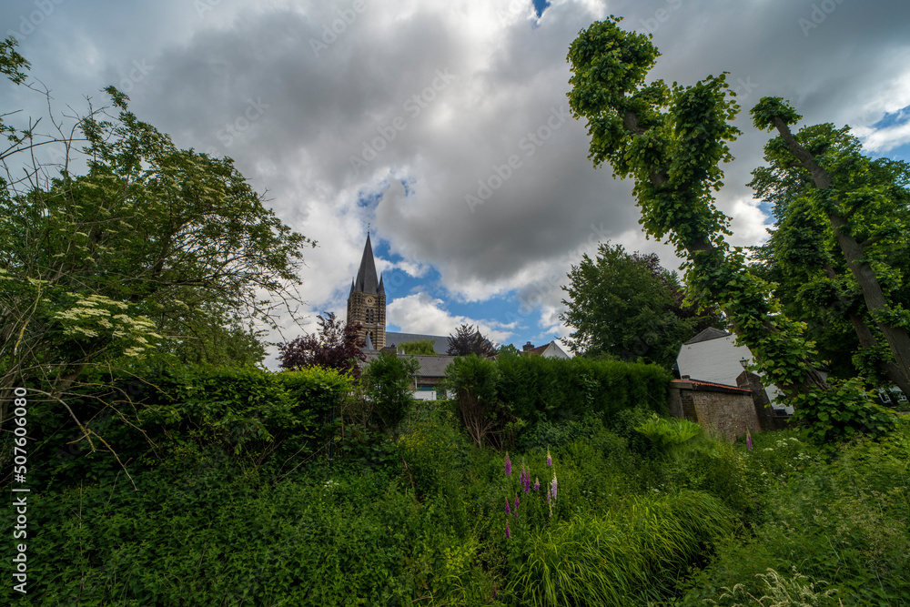 Obraz na plátně The Abdijkerk church in Thorn, The Netherlands