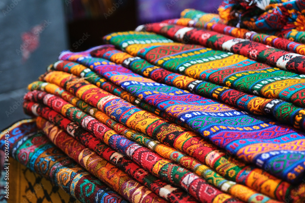 Traditional Colorful Textiles Call as 