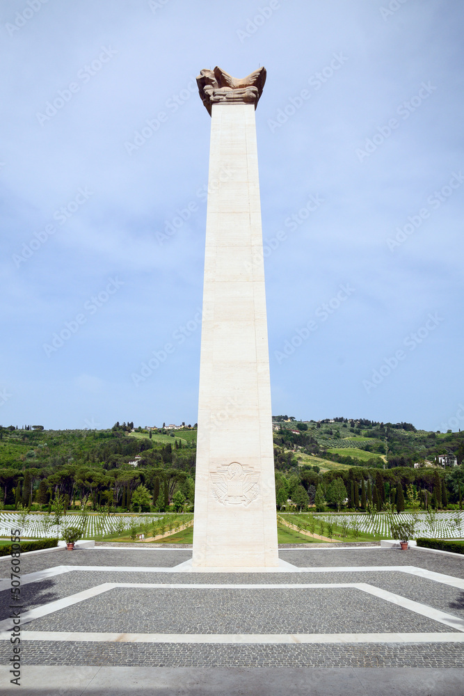 Monumento a los caídos de EEUU en la II Guerra Mundial en Florencia.