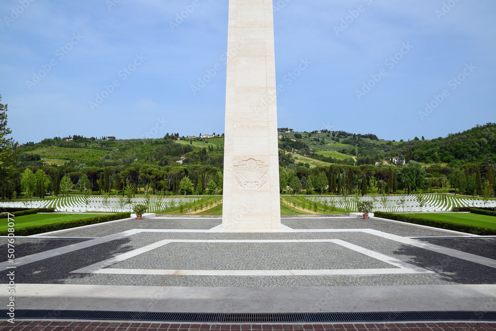 Monumento a los caídos de EEUU en la II Guerra Mundial en Florencia.