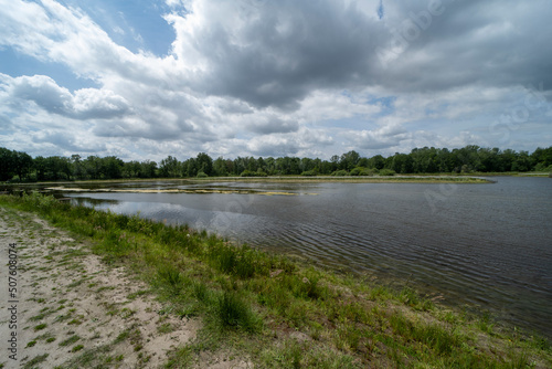 A lake in the Lozerheide nature reserve in Belgium