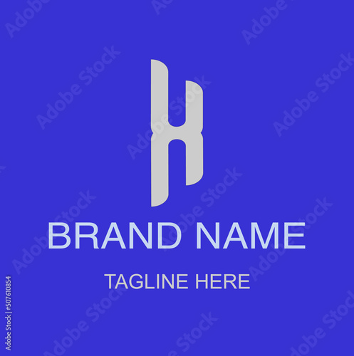 Photography Modern H and K logo design