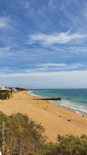 Coastline Algarve  Portugal  Albufeira K  ste