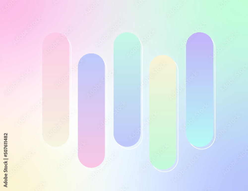 set of pastel gradient set of pastel gradient